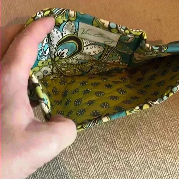 Vera Bradley Women's Green and Blue Patterned Bag - Picture 4 of 5